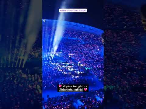 BLACKPINK PINK OCEAN AT BANC OF CALIFORNIA STADIUM 25K CROWD 😲
