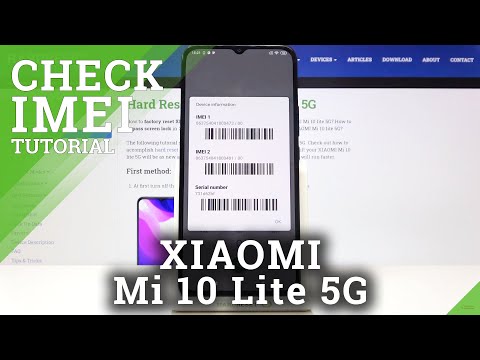 How to Locate IMEI & Serial Number in XIAOMI Mi 10 Lite 5G – IMEI Status