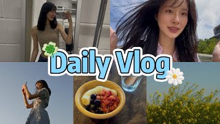 【日常vlog】撮影の裏側とカフェ巡り！自然に癒された1日🦢🍃🌼