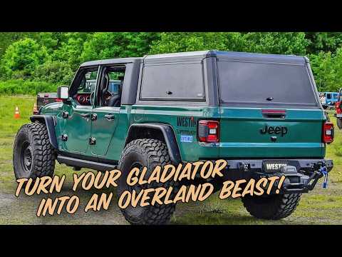 Turn Your Gladiator Into an Overland Beast 🏕️ | Westin EXP Truck Cap Transformation!