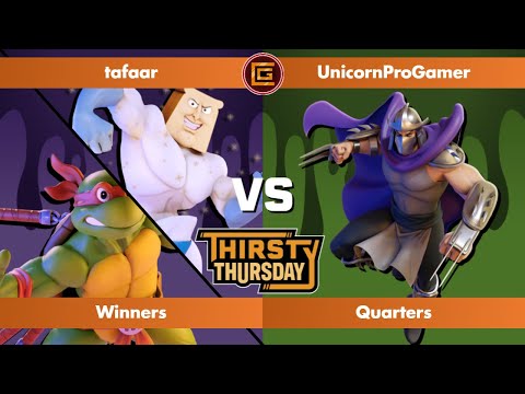 tafaar (PTM / Mikey) vs UnicornProGamer (Shredder) [Winners Quarterfinals]- Thirsty Thursday 38