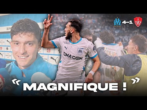 Les différentes RÉACTIONS au but MAGIQUE d'Amine Gouiri avec l'OM contre Brest ! (4-1)
