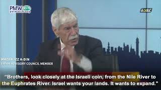 Mazen Izz A-Din saying Israel wants to rule from Nile to Euphrates