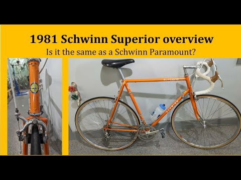 What is a Schwinn Superior. Is it the same as a Paramount?