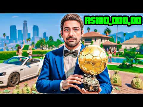 From POOR to SOCCER PLAYER in REALISTIC GTA 5 - FULL MOVIE