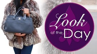 Haute Look of the Day:  Fur & Givenchy Boots