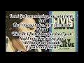 Elvis Presley - Only Believe (Lyrics)