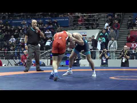 1/4 FS - 57 kg: A. MAGOMEDOV (RUS) v. T. GILMAN (USA)