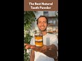 Homemade Tooth Powder Using Only 3 Ingredients Shorts