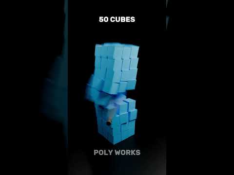 Baseball Bat vs Cube Tower😯🔥