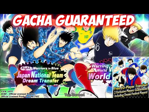 Gacha 150DB Dream Transfer + Free 2 SSR - Captain Tsubasa Dream Team