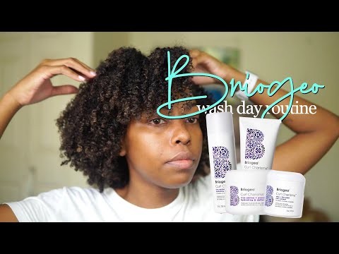 curly hair: wash day + wash n go routine using...