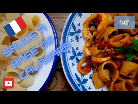 🇫🇷 CALAMARATA – Recette Napolitaine Traditionnelle de Pâtes aux Calamars