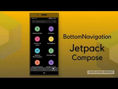 Bottom Navigation View with Jetpack Compose in Android