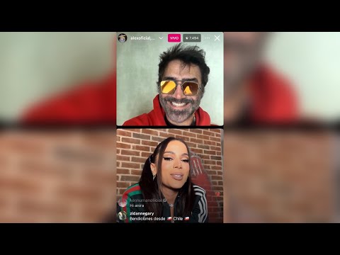 Alejandro Fernández con Anitta hablando de su canción La Tóxica 🔥// Live en Instagram 28/05/24