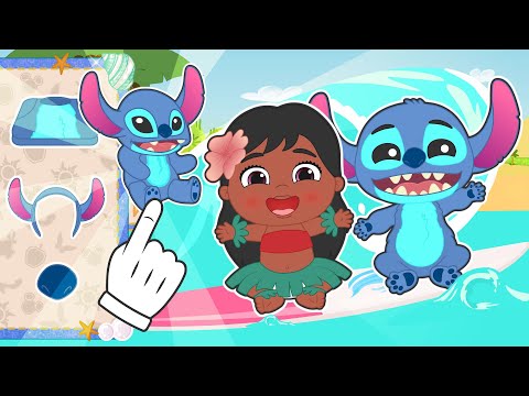 BABIES ALEX AND LUNA 🌺🌴 Dress Up as Lilo and Stitch