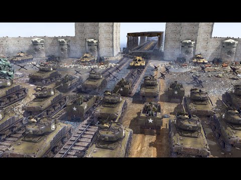 German Army Bridge MEGA-FORTRESS Under Siege! - Call to Arms: GoH WW2 Mod