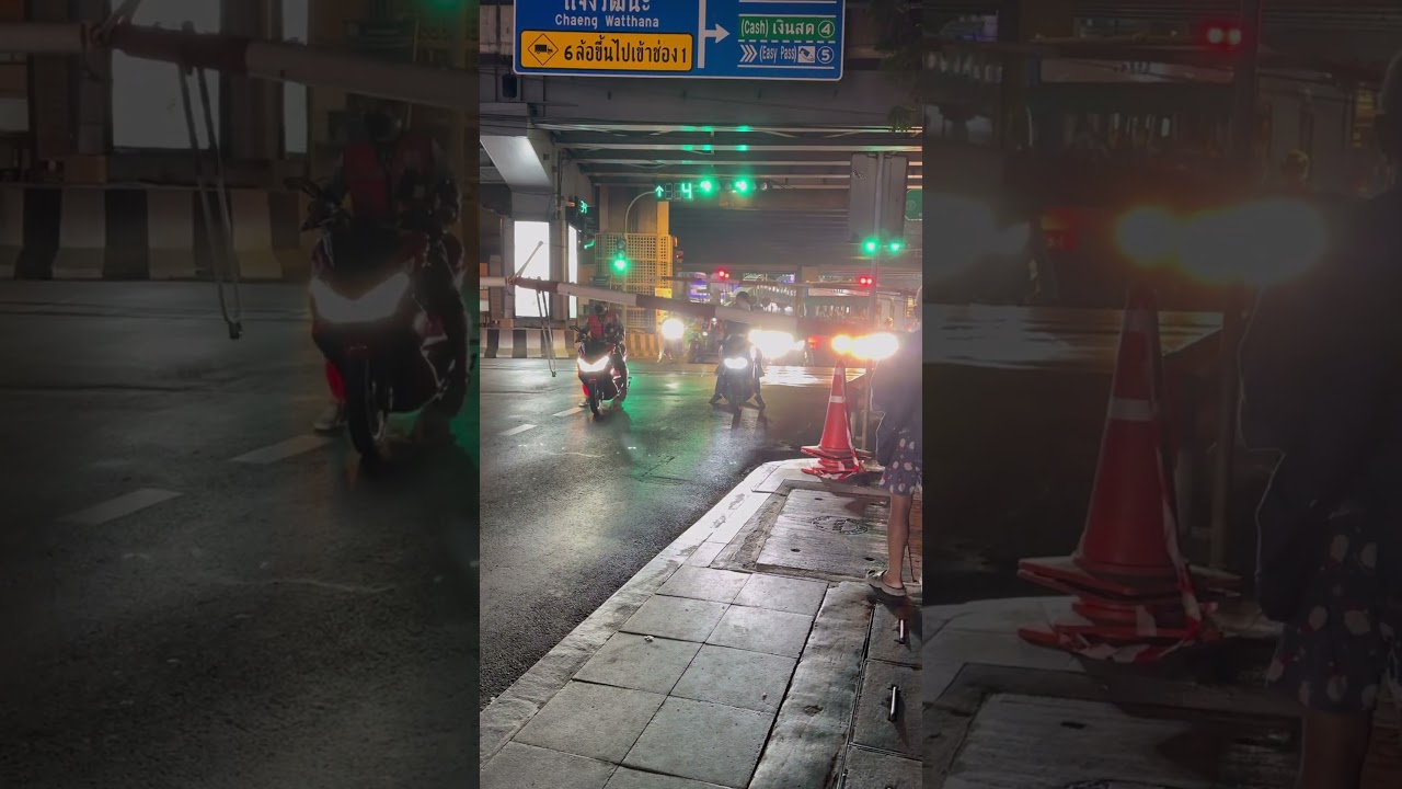 Bangkok Express - Train Crossing in Sukhumvit