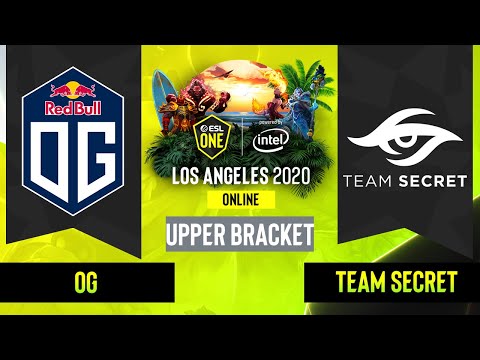 Dota2 - Team Secret vs. OG - Game 1 - Upper Bracket R1 - EU/CIS - ESL One Los Angeles