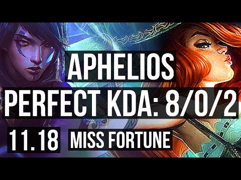 APHELIOS & Lulu vs MISS FORTUNE & Soraka (ADC) | 8/0/2, 600+ games | NA Grandmaster | v11.18