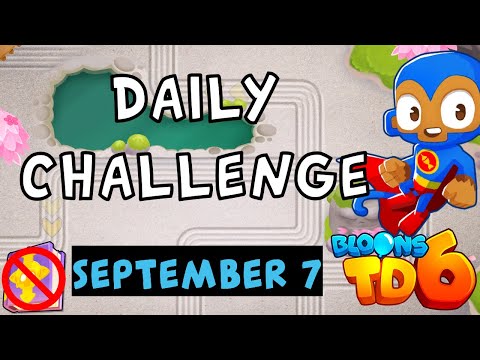 Bloons TD 6 Daily Challenge | Only Darts | No MK No Powers | September 7 2023