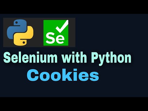 Selenium Python Cookies Session