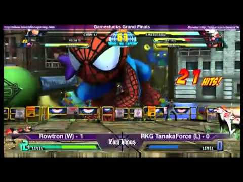 Tourneyplay March MvC3 Singles - Rowtron (MAG/SEN/CHN) vs RKG TanakaForce (AMA/SEN/MAG) Grand Finals