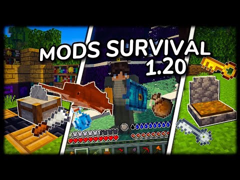 PAU💫07 -  Top 10 Survival Mods for Minecraft Pe 1.20 |  THE BEST MODS (COMPATIBLE)