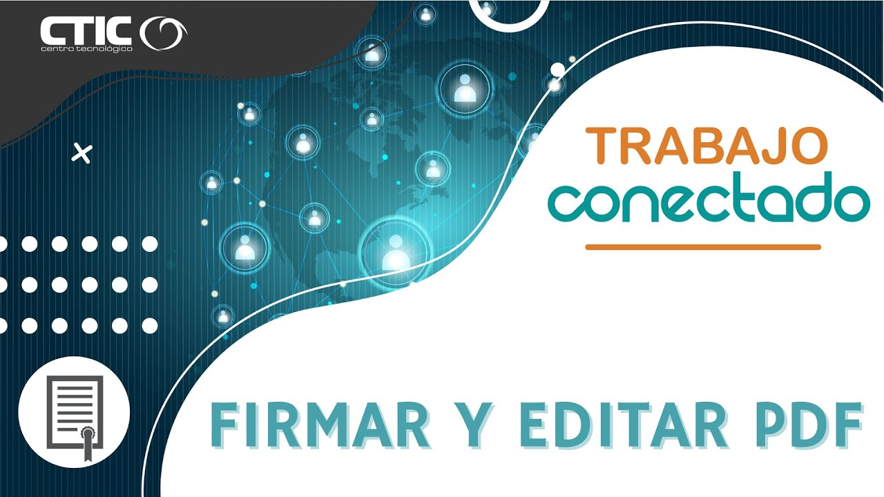 Tutorial de edición y firma de documentos en PDF con Adobe.