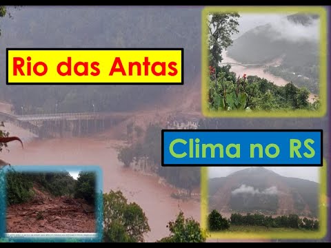 CHUVA NO RS - Serra do Rio das Antas desaba próximo a ponte Ernesto Dornelles em Veranópolis
