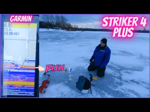 WE HAVE ICE!!! | First Impression of the GARMIN STRIKER 4 PLUS