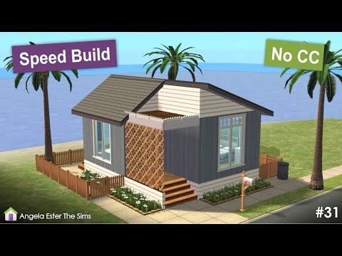 Mini casa de Praia / Beach Tiny House The Sims 2 NoCC