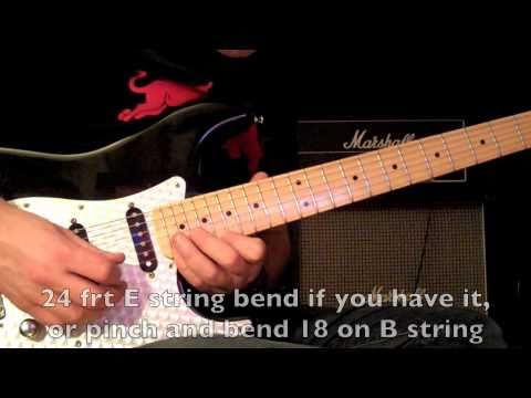 Megadeth - Holy Wars solo #1 - Guitar Lesson