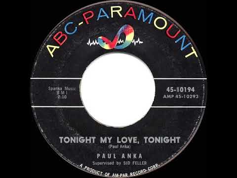1961 HITS ARCHIVE: Tonight My Love, Tonight - Paul Anka