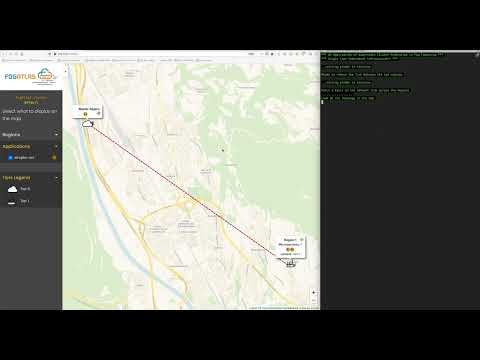 An Application of Kubernetes Cluster Federation in Fog Computing