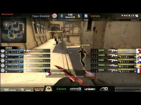 CS:GO TSM vs EnVyUs (mirage) - FACEIT League 2015 Stage 3