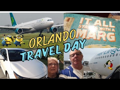 Travel Day Orlando , Florida, ✈️ Aer Lingus MAN-MCO ,April 2024,Villa Arrival