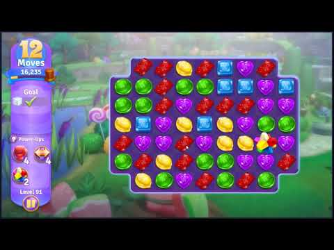 Wonka's World of Candy Level 91 - NO BOOSTERS + FULL STORY 🍫 | SKILLGAMING ✔️