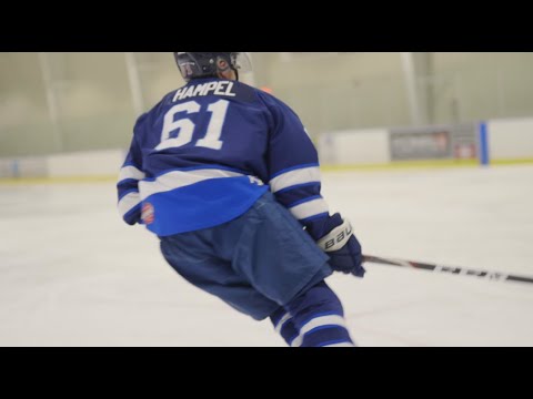 Custom prosthetic gives hockey player a shot at his dream