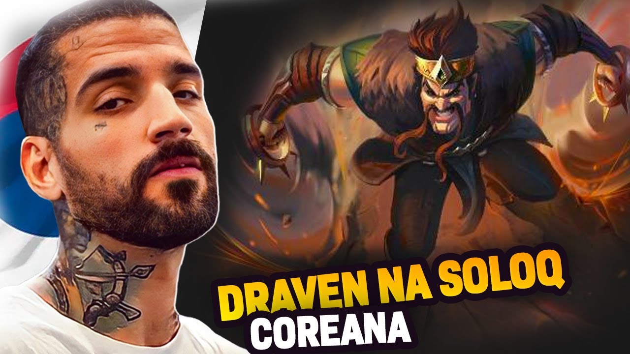 OS COREANOS NÃO QUERIAM VER O DRAVEN DO BRTT!  - BOOTCAMP DO BRTT NA KR