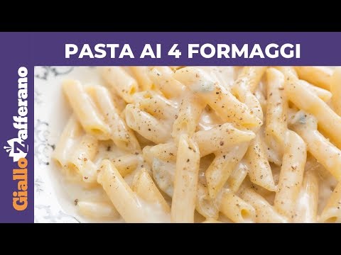 PASTA AI 4 FORMAGGI: primo piatto veloce e gustoso