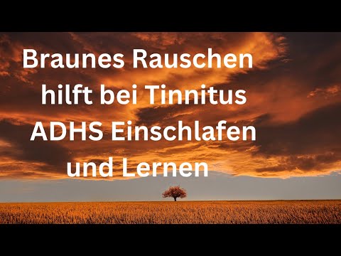 Wie dir Braunes Rauschen bei Tinnitus ADHS einschlafen und lernen helfen kann