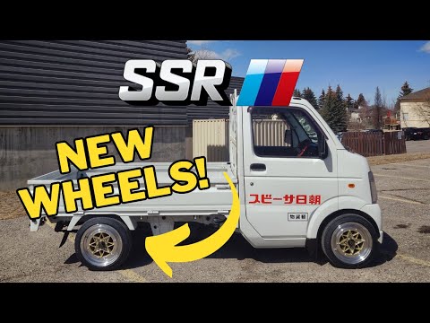 Install - Colin Project SSR Star Shark wheels | Suzuki Carry DA63T