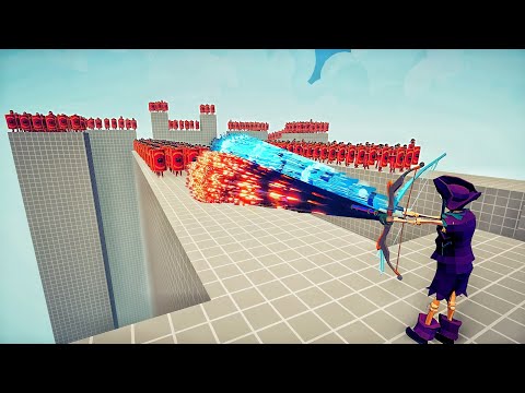 ICE & FIREWORK ARCHER GOD vs 100x EVERY UNIT - Totally Accurate Battle Simulator TABS