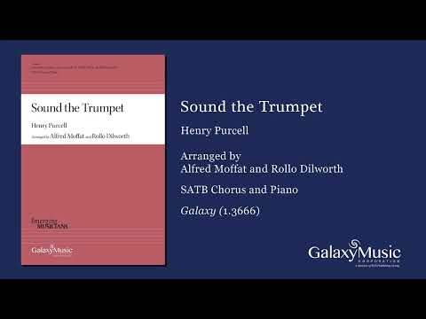 Sound the Trumpet by Henry Purcell, arr. by Alfred Moffat and Rollo Dilworth - Scrolling Score