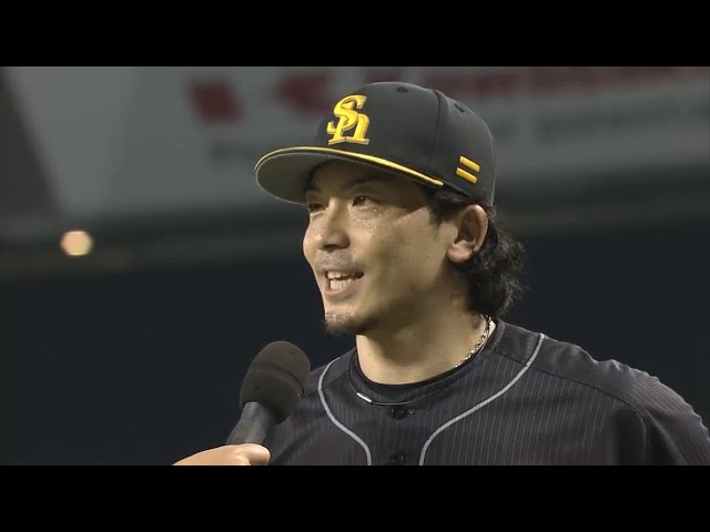 ホークス・松田選手ヒーローインタビュー 2015/6/25 L-H