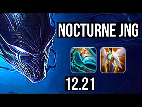 NOCTURNE vs KHA'ZIX (JNG) | 4.8M mastery, 9/1/4, 1500+ games, Legendary | EUW Master | 12.21