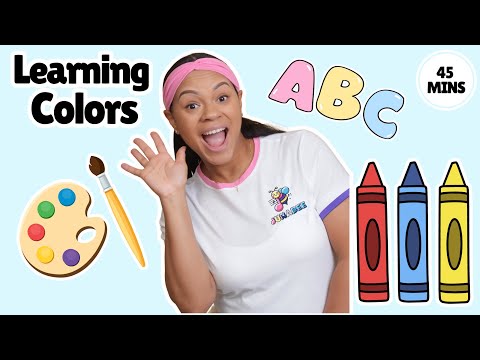 Learn Colors with JunaBee! 35-Minute Fun Songs, Stories & Laughs for Babies and Toddlers