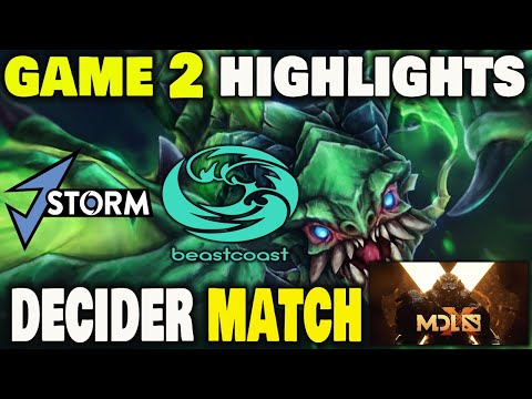 JSTORM VS BEASTCOAST GAME 2 MDL Chengdu Major Decider Match