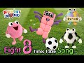 Numberblocks 8 Times Table Song Multiplication For Kids 넘버블럭스 구구단 8단 Sing Along